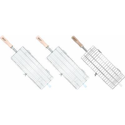 Brazilian Flame Grill Baskets for Brazilian Flame 3 or 5 Skewer Gas Rotisserie Grill, 3 pk.