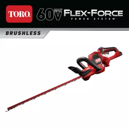 Toro Flex-Force Max 24 in 60V Lithium-Ion Cordless Hedge Trimmer Tool Only Hedge Trimmers