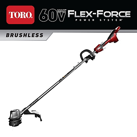 Toro 16 in. Cordless 60V MAX Lithium-Ion Brushless String Trimmer, Battery and Charger Not Included