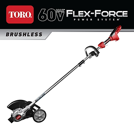 Toro 8 in. 60V MAX Lithium-Ion Cordless Electric Lawn Edger, Battery and Charger Not Included