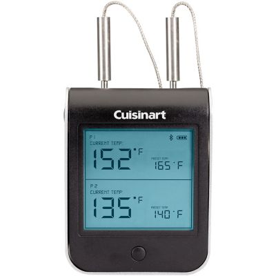Cuisinart Bluetooth Easy-Connect Grill Thermometer with 2 Meat Probes Great for indoors or outdoors