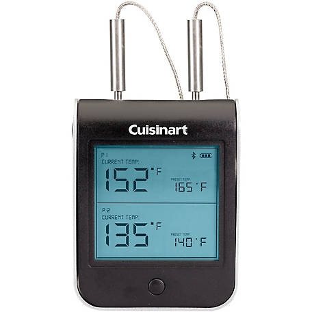 Cuisinart Bluetooth Easy-Connect Grill Thermometer with 2 Meat Probes