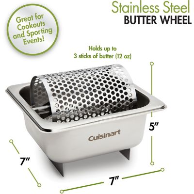 Image showing  Stainless Steel Grill Butter Wheel for Bread, Buns or Rolls