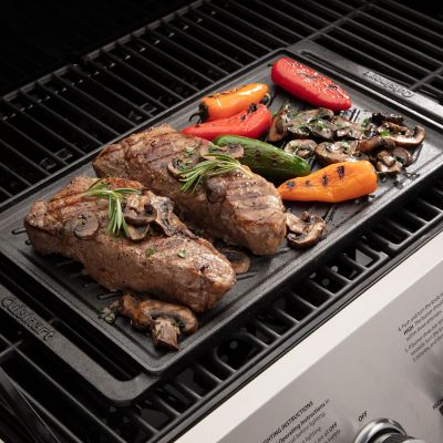 Image showing 6 th Cuisinart Reversible Cast Iron Grill and Griddle Plate
