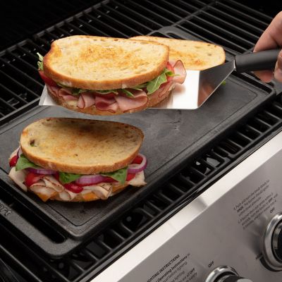 Image showing 7 th Cuisinart Reversible Cast Iron Grill and Griddle Plate