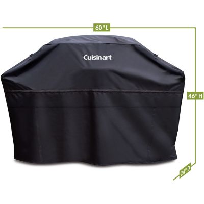 Image showing  60 in. Heavy-Duty Rectangular Grill Cover, Black