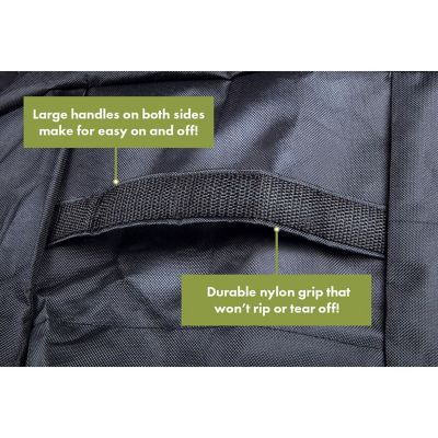 Image showing  60 in. Heavy-Duty Rectangular Grill Cover, Black