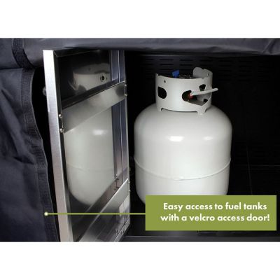 Image showing 5 th Cuisinart 65 in. Heavy-Duty Rectangular Grill Cover, Black