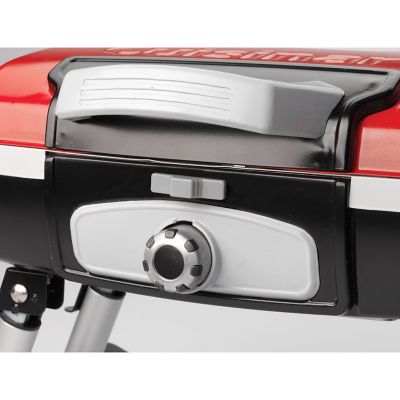 Image showing  1-Burner Petit Gourmet Portable Outdoor LP Gas Grill with VersaStand, 5,500 BTUs, 150 sq. ft.