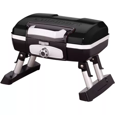 Cuisinart Petit Gourmet 2-Burner Portable Propane Gas Outdoor Grill 5 500 BTU Black Portable Grills