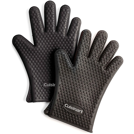 Cuisinart Heat-Resistant Silicone Grilling Gloves, 2 pk.