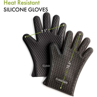 Image showing  Heat-Resistant Silicone Grilling Gloves, 2 pc.