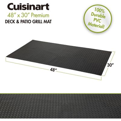 Image showing  Premium Deck and Patio Grill Mat, 65 in. x 36 in., Black