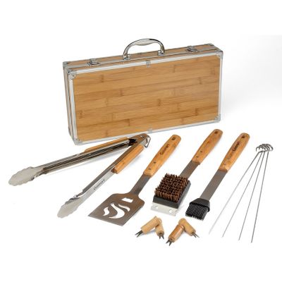 Image showing  Bamboo BBQ Tool Set, 13 pc.