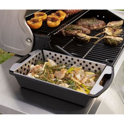 Image showing 6 th Cuisinart Marinade and Grilling Basket Set