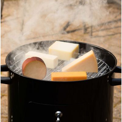 Image showing 6 th Cuisinart 402 sq. in. Vertical Charcoal Smoker, 16 in.