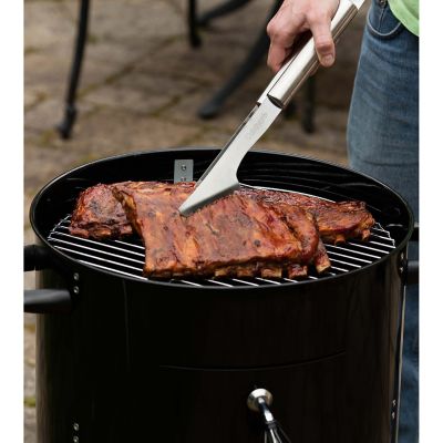 Image showing 7 th Cuisinart 402 sq. in. Vertical Charcoal Smoker, 16 in.