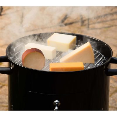 Image showing 6 th Cuisinart 510 sq. in. Vertical Charcoal Smoker, 18 in.