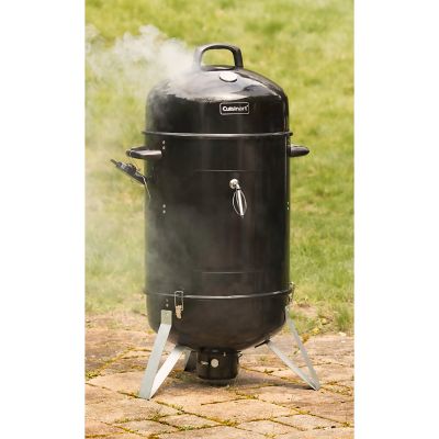 Image showing 9 th Cuisinart 510 sq. in. Vertical Charcoal Smoker, 18 in.