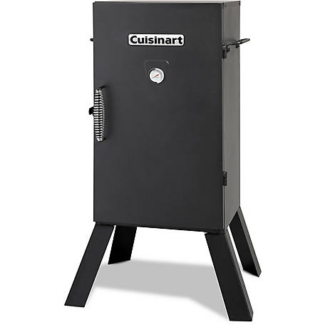 Cuisinart 30-In. Vertical Analog Electric Smoker with 548-Sq.In. Cooking Space in Black