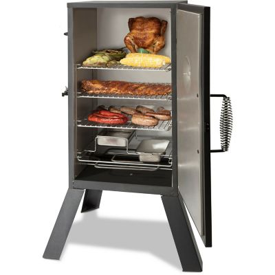 Image showing  548 sq. in. Vertical Analog Electric Smoker, 30 in., Black