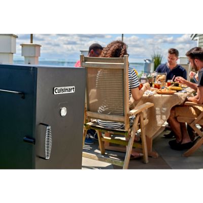 Image showing 6 th Cuisinart 548 sq. in. Vertical Analog Electric Smoker, 30 in., Black