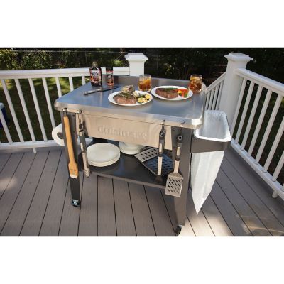 Image showing  Outdoor Stainless Steel Grill Prep Table