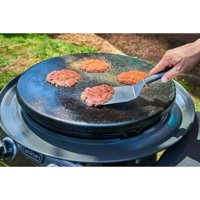 Image showing 9 th Cuisinart Smashed Burger Kit with Cast Iron Burger Press, Patty Papers, Shaker, and Turner
