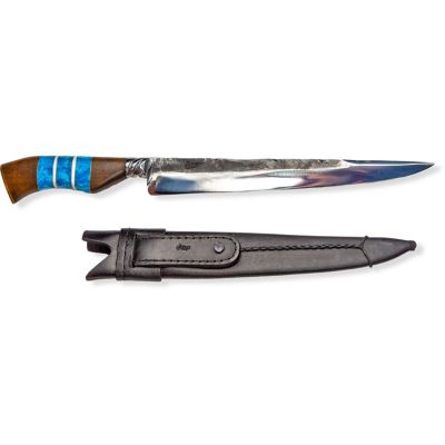 Brazilian Flame 10 in. Treasure Luxor Stainless Steel Knife, Blue