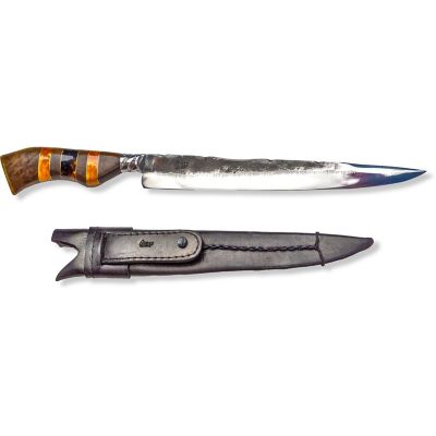 Brazilian Flame 10 in. Treasure Luxor Stainless Steel Knife, Yellow