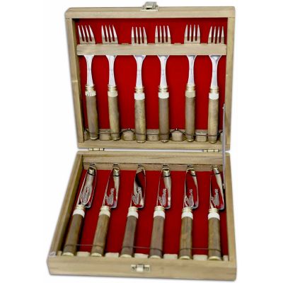 Brazilian Flame Treasure Royal Ark Cutlery Set, 12 pc.