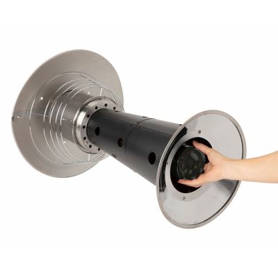 Image showing 6 th Cuisinart Portable Tabletop Electric Patio Heater, 30 sq. ft., 11,000 BTU