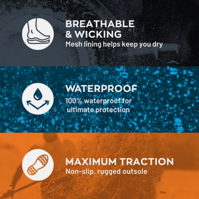 Image showing  Men's Mudtrak Mid Waterproof Neoprene Boots