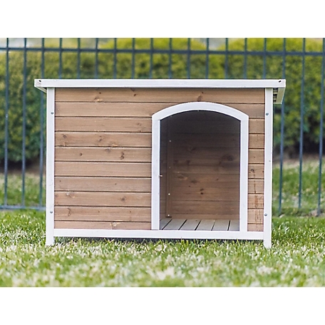 Zylina Log Cabin Dog House - PVC Roof