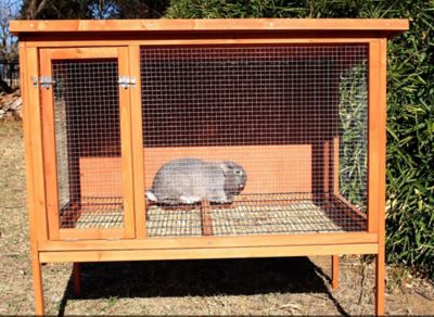 Barn rabbit hutch best sale