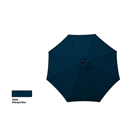 Bond 9 ft. Aluminum Market Umbrella, Midnight Blue