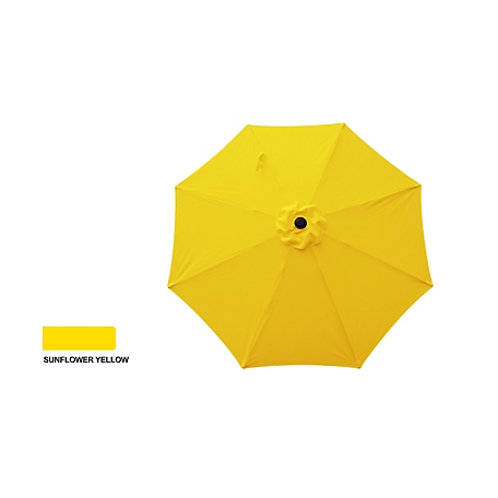 Bond 9 ft. Aluminum Market Umbrella, Sunflower Yellow