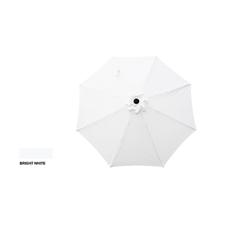 Bond 9 ft. Aluminum Market Umbrella, Bright White