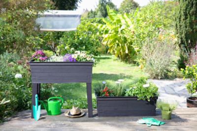 Image showing  Balcony Raised Bed Planter