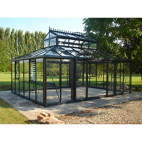 Exaco 15 ft. W x 19 ft. 11 in. L Cathedral Victorian Greenhouse