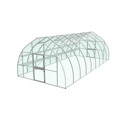 Exaco 14 ft x 29 ft 6 in Riga XL 9 Greenhouse Hobby Greenhouses