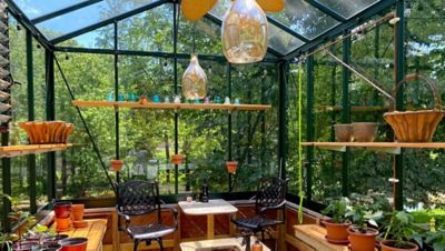 Image showing  10 ft. 2 in. L x 7 ft. 9 in. W Royal Victorian VI 23 Polycarbonate Greenhouse