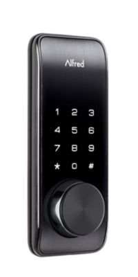 Alfred Black DB2 Smart Deadbolt Door Lock with Key