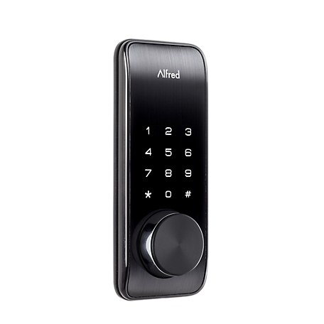 Alfred Black DB2 Smart Deadbolt Door Lock with Key