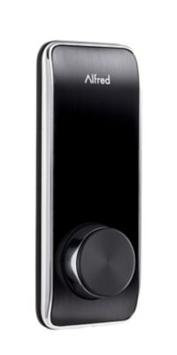 Image showing  Chrome DB2 Smart Deadbolt Door Lock with Key