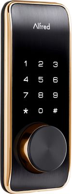 Image showing  DB2 Smart Deadbolt Door Lock with Key, Gold