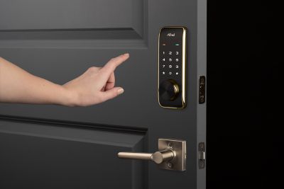 Image showing 6 th Alfred DB2 Smart Deadbolt Door Lock with Key, Gold