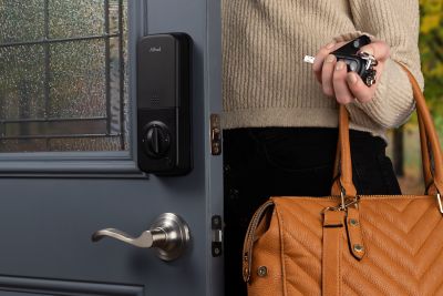 Image showing  Black DB2 Smart Deadbolt Door Lock