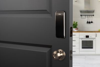 Image showing  Chrome DB2 Smart Deadbolt Door Lock
