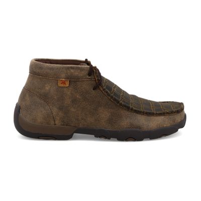 Image showing 4 th Twisted X Men's Chukka Driving Moc Shoes, MDM0067